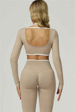 The Prime Line Long Sleeve Crop Top