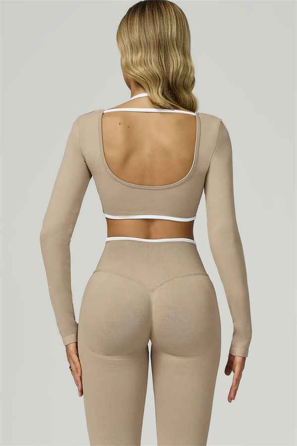 The Prime Line Long Sleeve Crop Top