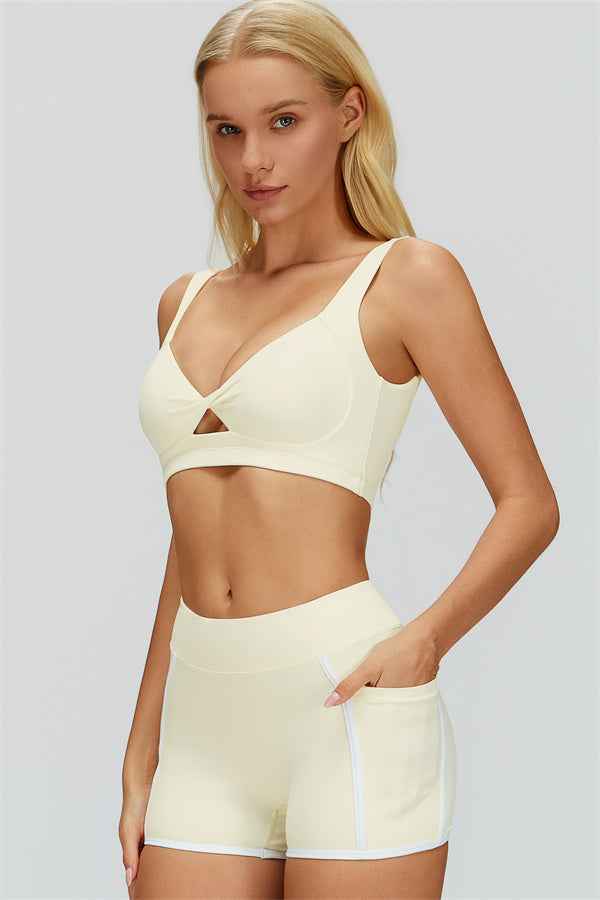 The Whisper Sports Bra Shorts 2-Piece Set