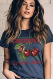 Fresh Picked Cherries Graphic Plus Tee - Pikemla
