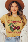 Fresh Picked Cherries Graphic Plus Tee - Pikemla