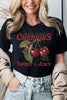 Fresh Picked Cherries Graphic Plus Tee - Pikemla