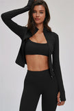 The Kinetic Zip Jacket Sports Bra Leggings 3-Piece Set