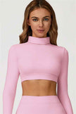 The Axis Crop Top Flared Leggings 2-Piece Set