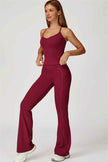 The Propel Crop Top Flared Leggings 2-Piece Set