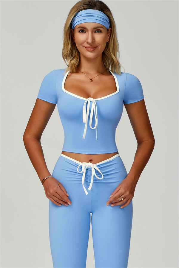 The Skyline Flared Tie Leggings