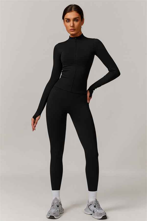 The Nova Luxe Jacket Sports Bra Leggings 3-Piece Set