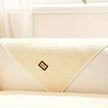 Durable 3 cushion couch cover | High-Quality Plush Sherpa Sofa Cover