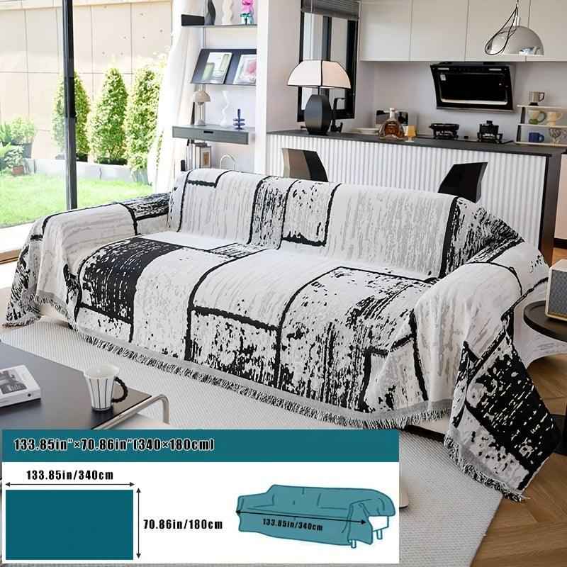 Luxury Pet Cover for Leather Sofa, Non-Slip & Machine Washable