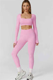 The Reign Long Sleeve Crop Top