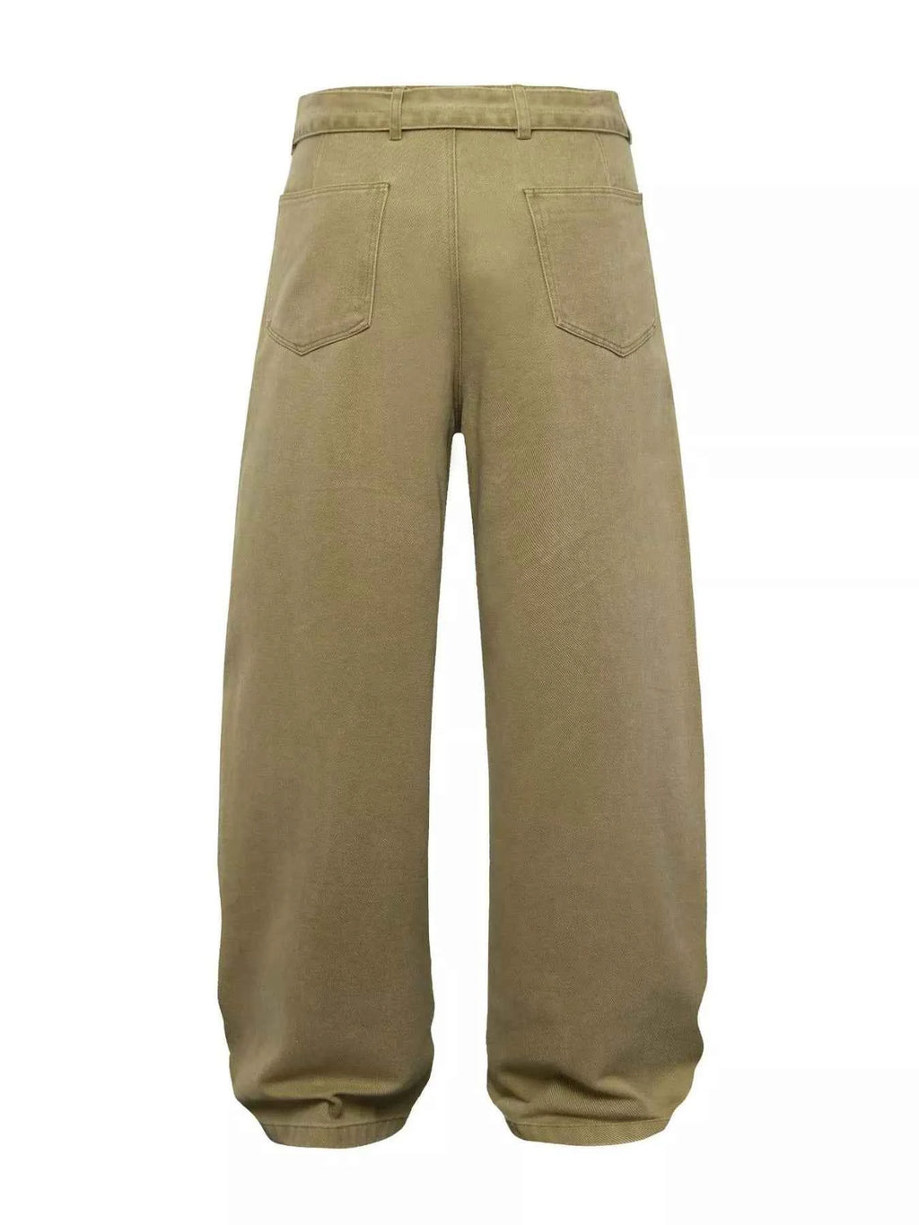 Men's Belted Wide-Leg Cargo Pants