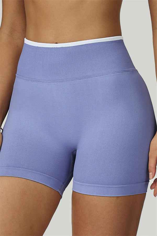 The Prime Line Long Sleeve Crop Top Shorts 2-Piece Set
