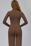 The FlexCore Pure Zip Jacket Flared Leggings 2-Piece Set