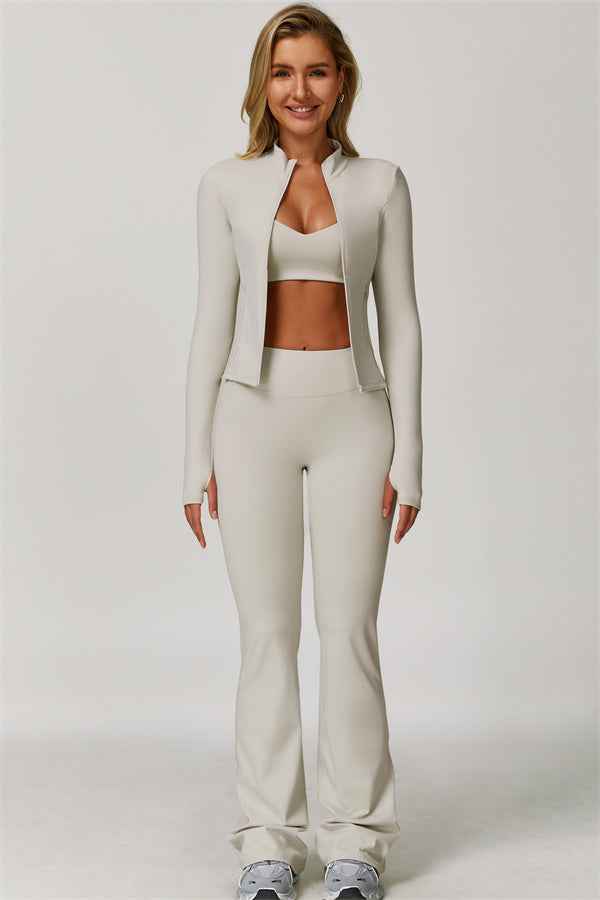 The Refresh Jacket Flared Leggings 2-Piece Set