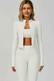 The Burst Jacket Sports Bra Leggings 3-Piece Set