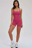 The Svelte Cross Back Tank Top Shorts 2-Piece Set