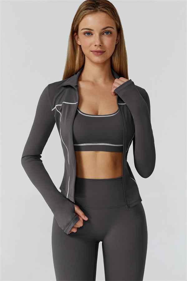 The Venus Zip Top Leggings 2-Piece Set