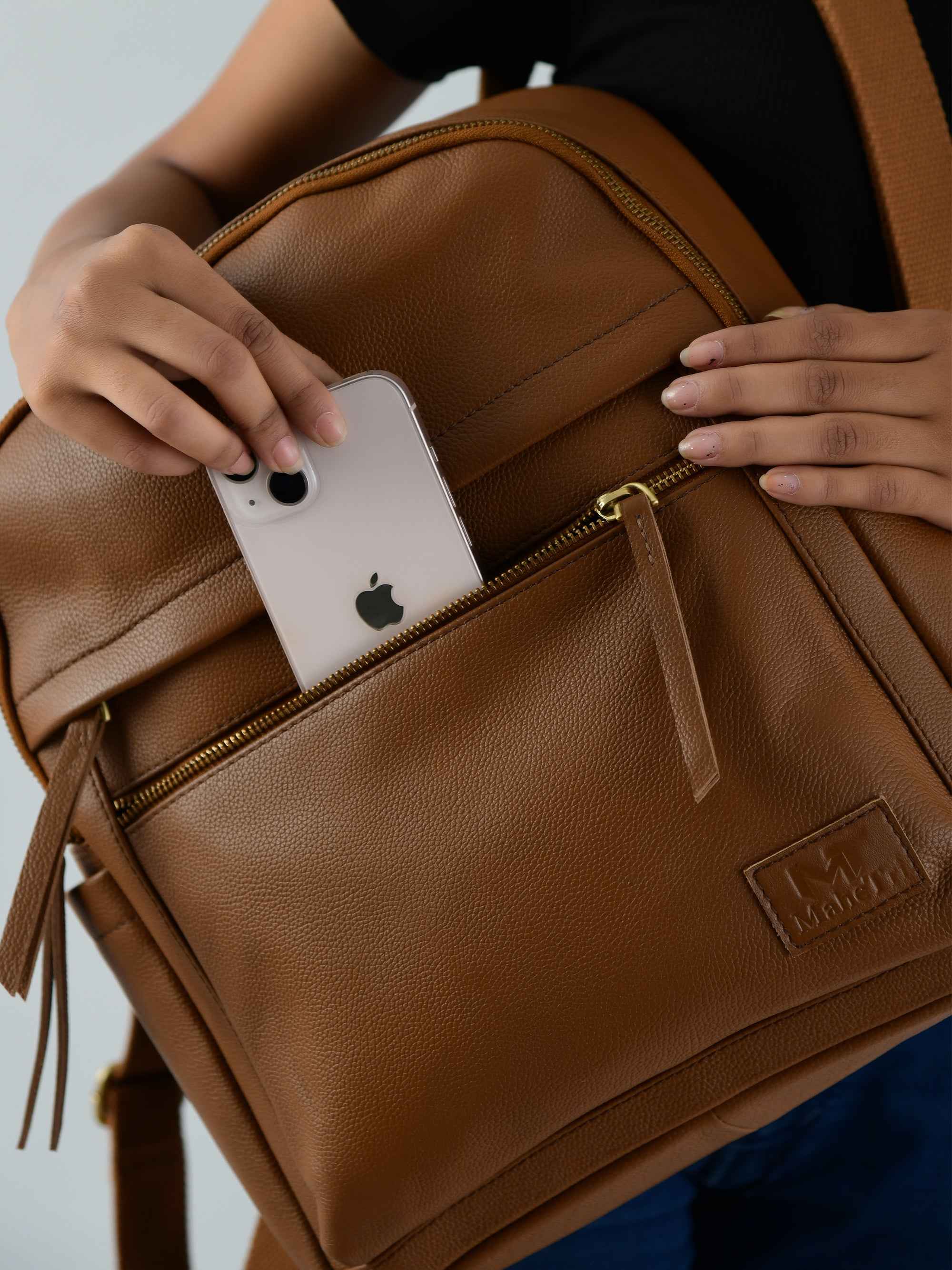 Mini Journey Leather Backpack