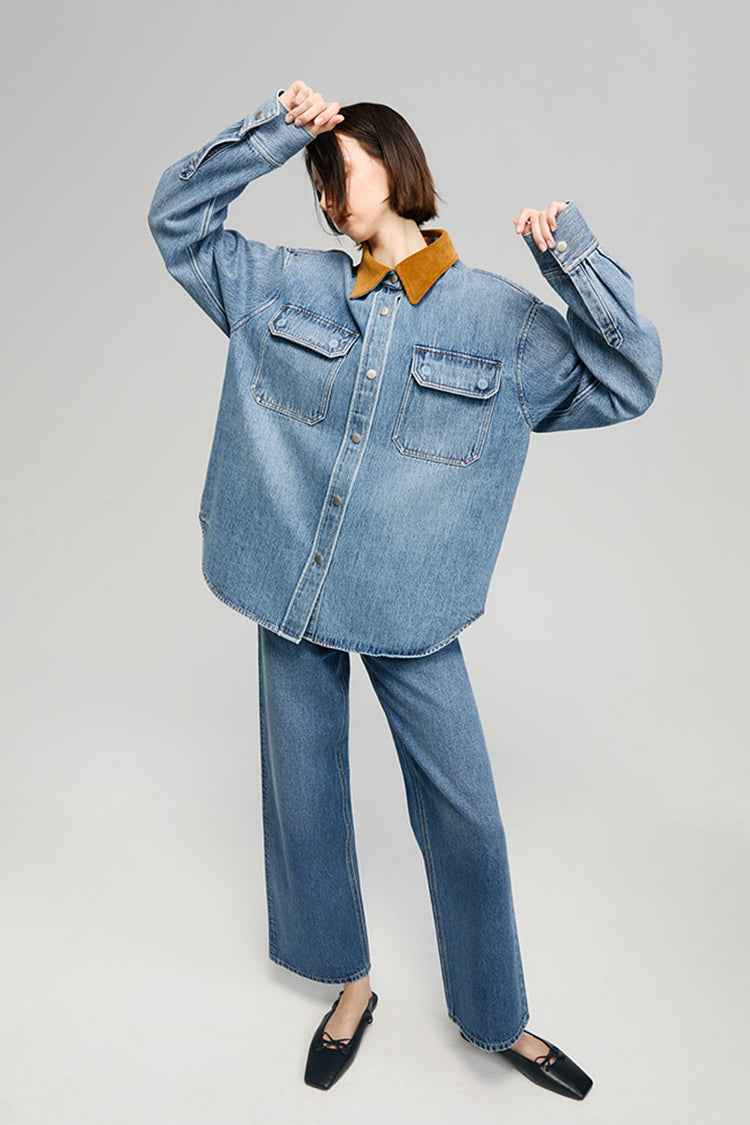 California Sunset Denim Shirt HJ902