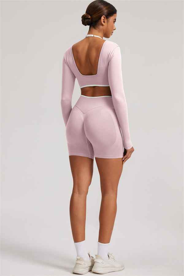 The Elevate Long Sleeve Crop top