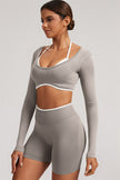 The Elevate New Long Sleeve Crop top