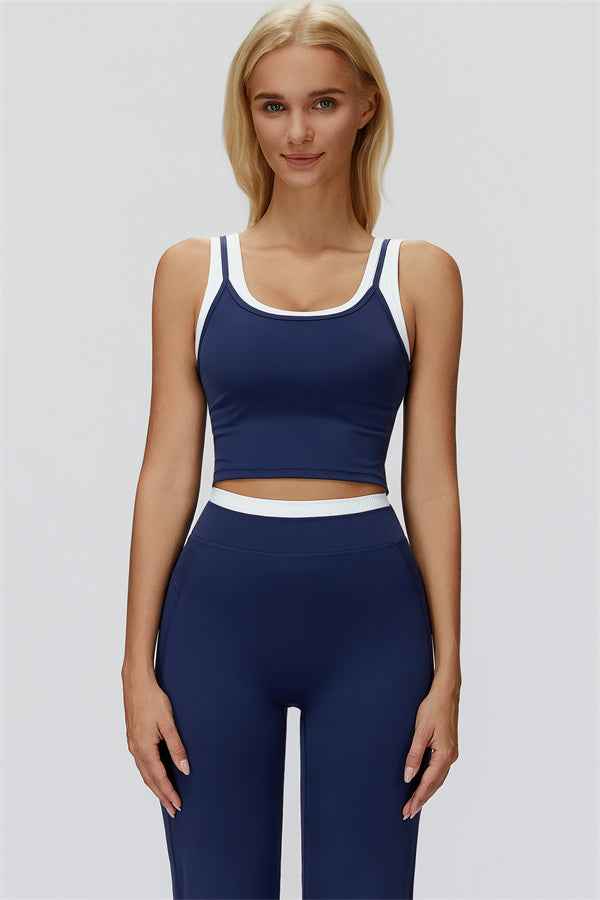 The Canyon Crop Tank Flared Leggings 2-Piece Set