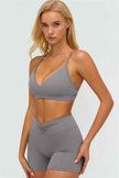 The Lushness Y-Back Sports Bra Shorts 2-Piece Set