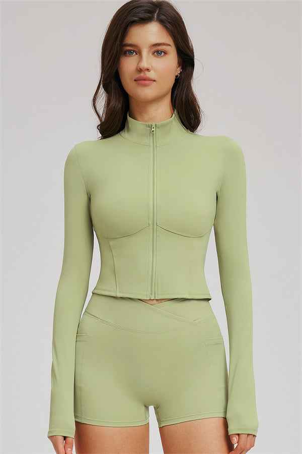 The Sizzle Zip Jacket Shorts 2-Piece Set