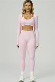 The Prime Line Long Sleeve Crop Top