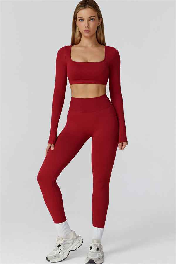 The Reign Long Sleeve Crop Top