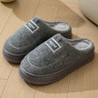 Men's Warm Thickened Bottom Plus Size Cotton Slippers