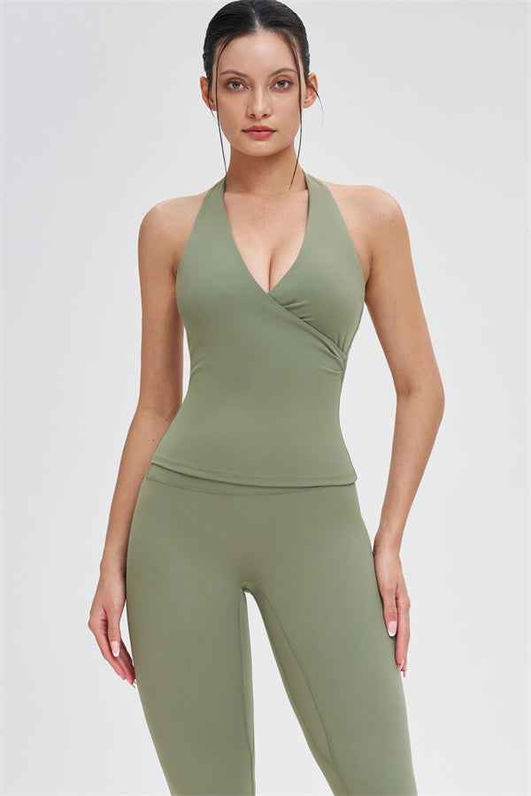The Stride Crop Top Isabella Leggings 2-Piece Set