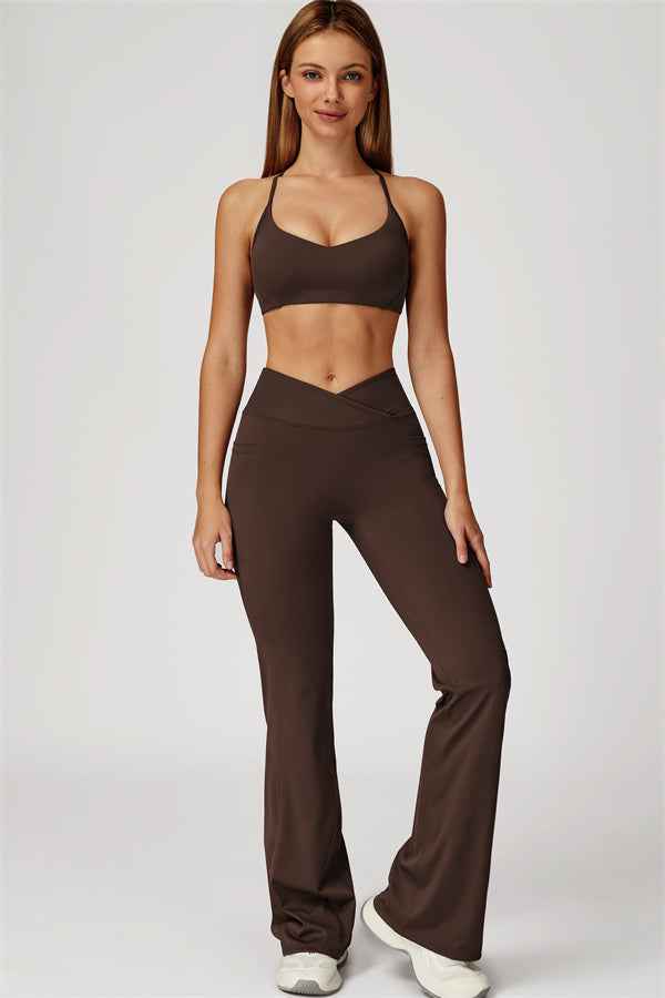 The Propel Sports Bra Flared Leggings 2-Piece Set