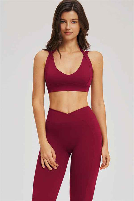 The Sizzle Sports Bra Flared Leggings 2-Piece Set