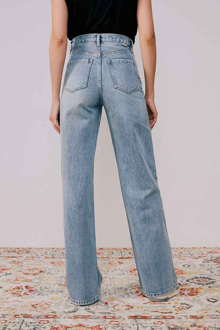 Angeles High Rise Baggy Jeans HJ103