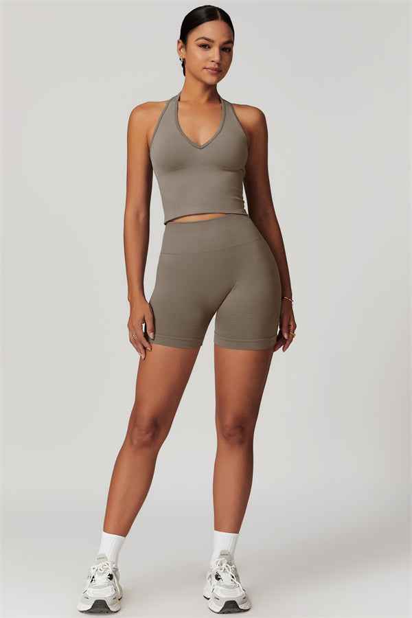 The Delight Halter Top Shorts 2-Piece Set