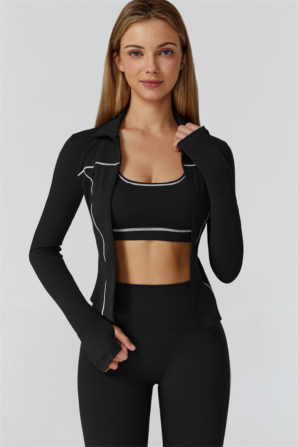 The Venus Zip Top Leggings 2-Piece Set