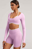 The Elevate New Long Sleeve Crop top