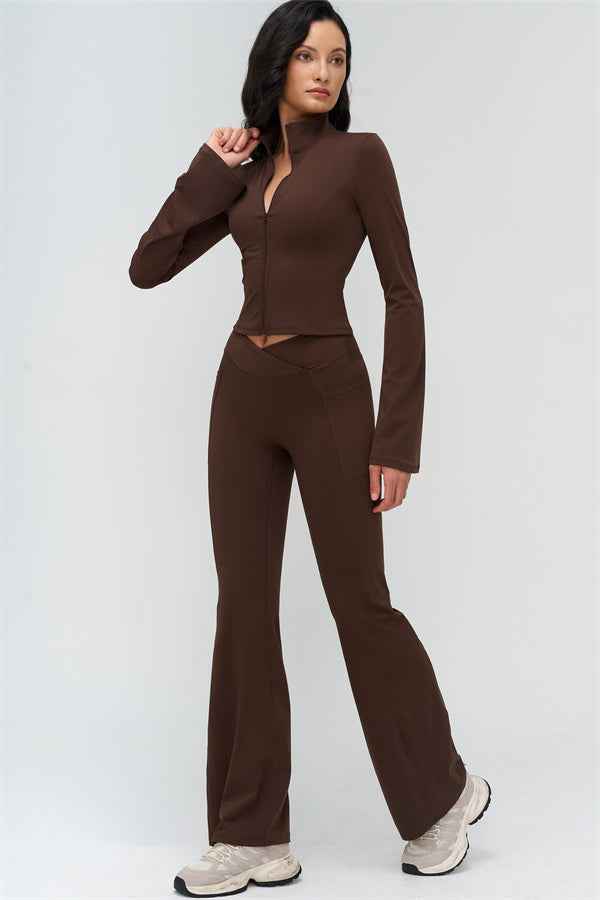 The BoldFit Jacket Flared Leggings 2-Piece Set