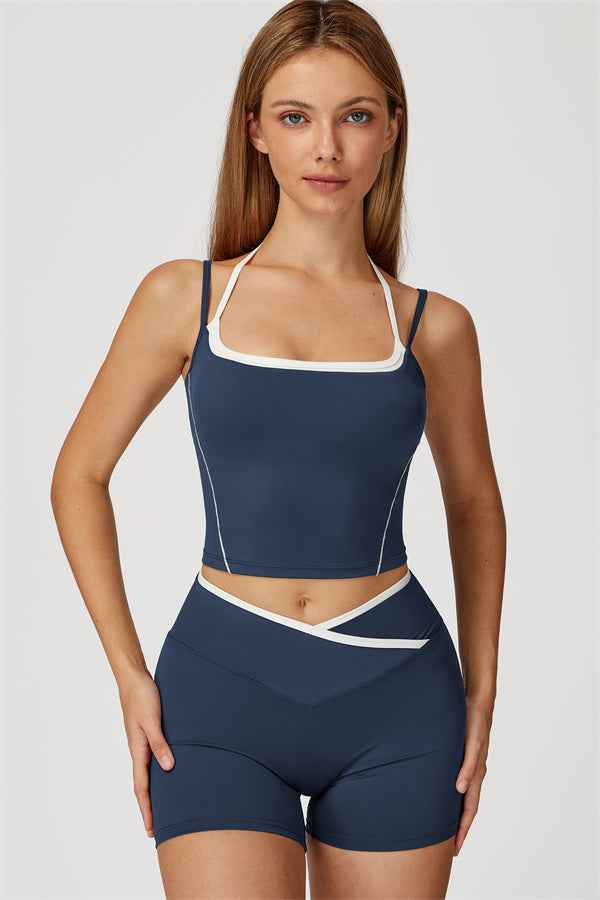 The Radiant Crop Top Shorts 2-Piece Set