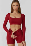 The Reign Long Sleeve Crop Top