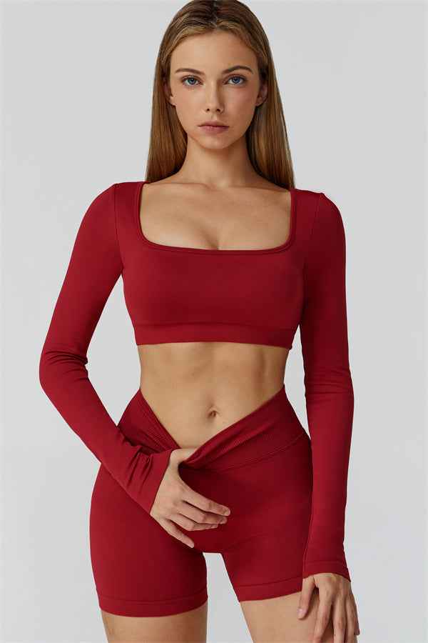 The Reign Long Sleeve Crop Top