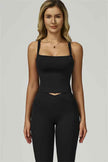 The Flourish Crop Tank Flared Leggings 2-Piece Set