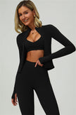 The Seraphine Jacket Sports Bra Leggings 3-Piece Set