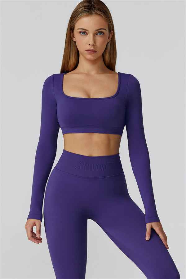 The Reign Long Sleeve Crop Top