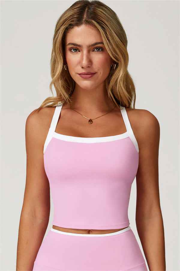 The Quest Cross Back Crop Top Leggings 2-Piece Set
