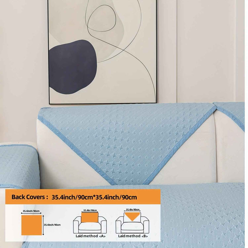 Summer Cooling Silk Non-slip Sofa Cover- Couch Cover for Dogs