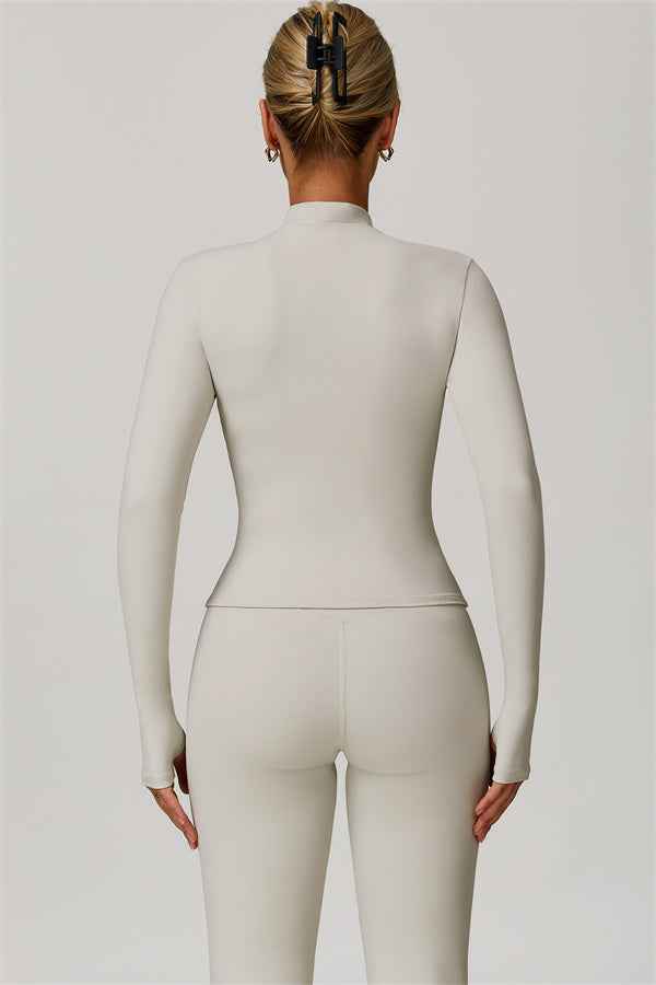 The Refresh Jacket Sports Bra Flared Leggings 3-Piece Set