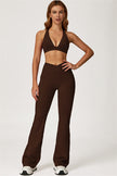 The Glacier Sports Bra Flared Leggings 2-Piece Set