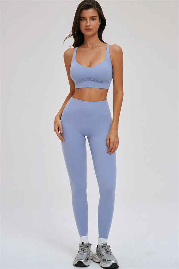 The Kinetic Cross Back Sports Bra Leggings 2-Piece Set